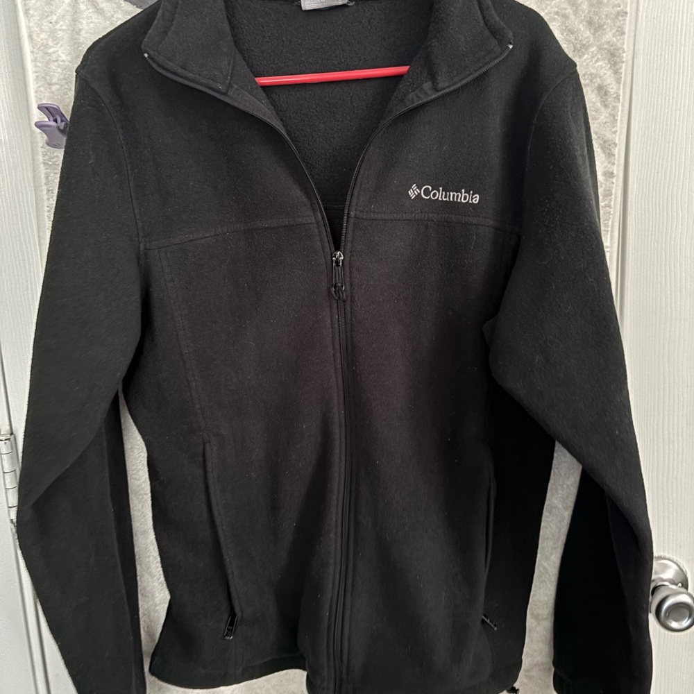 Columbia mens Black Fleece Jacket